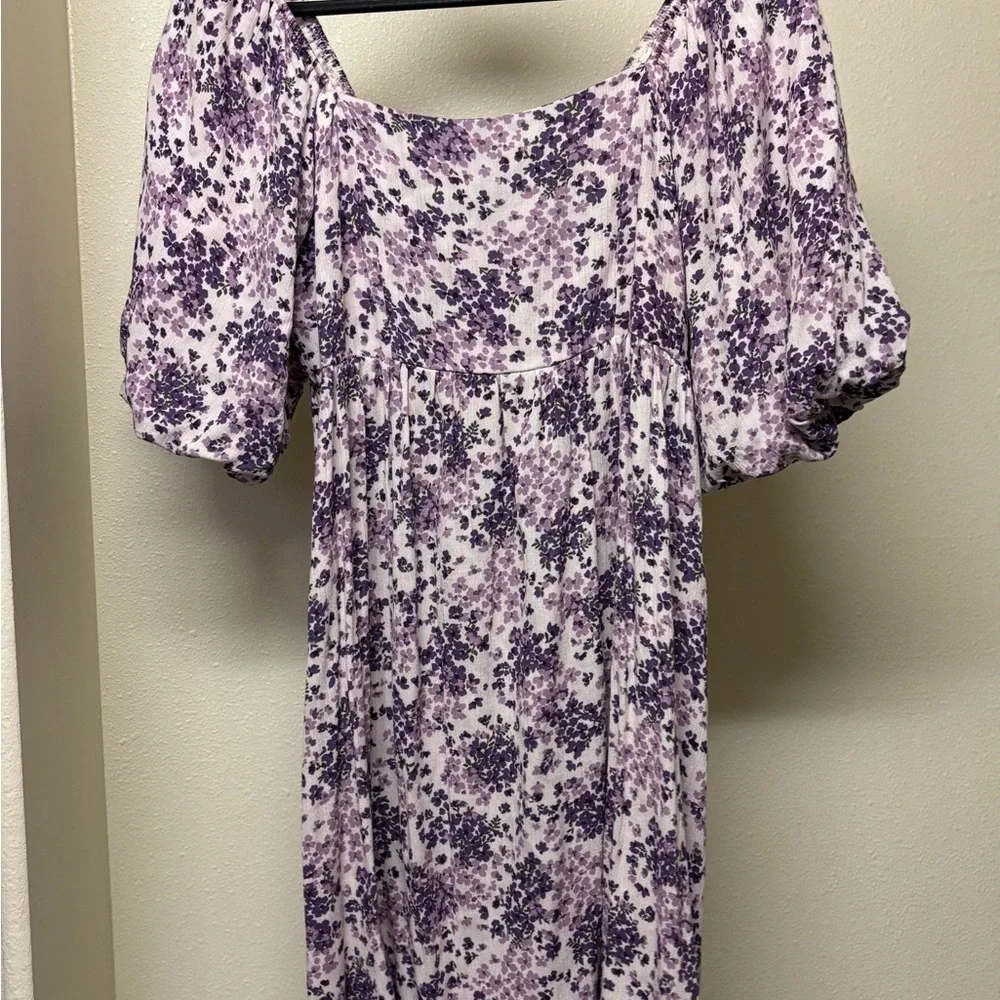 altar'd state purple floral dress Altar’d State Floral Purple Dress